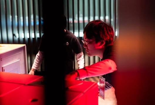 A focused player during the finals